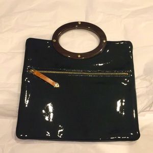 Kate Spade patent leather clutch NWOT
